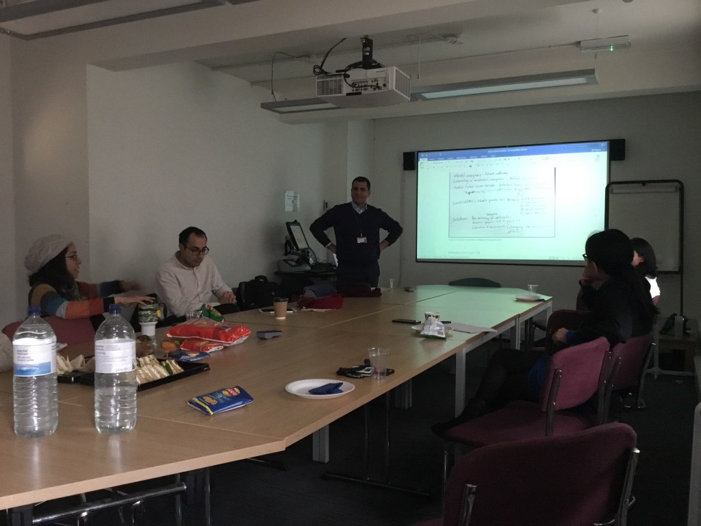 UCL Institute of Global Health speaking at seminar