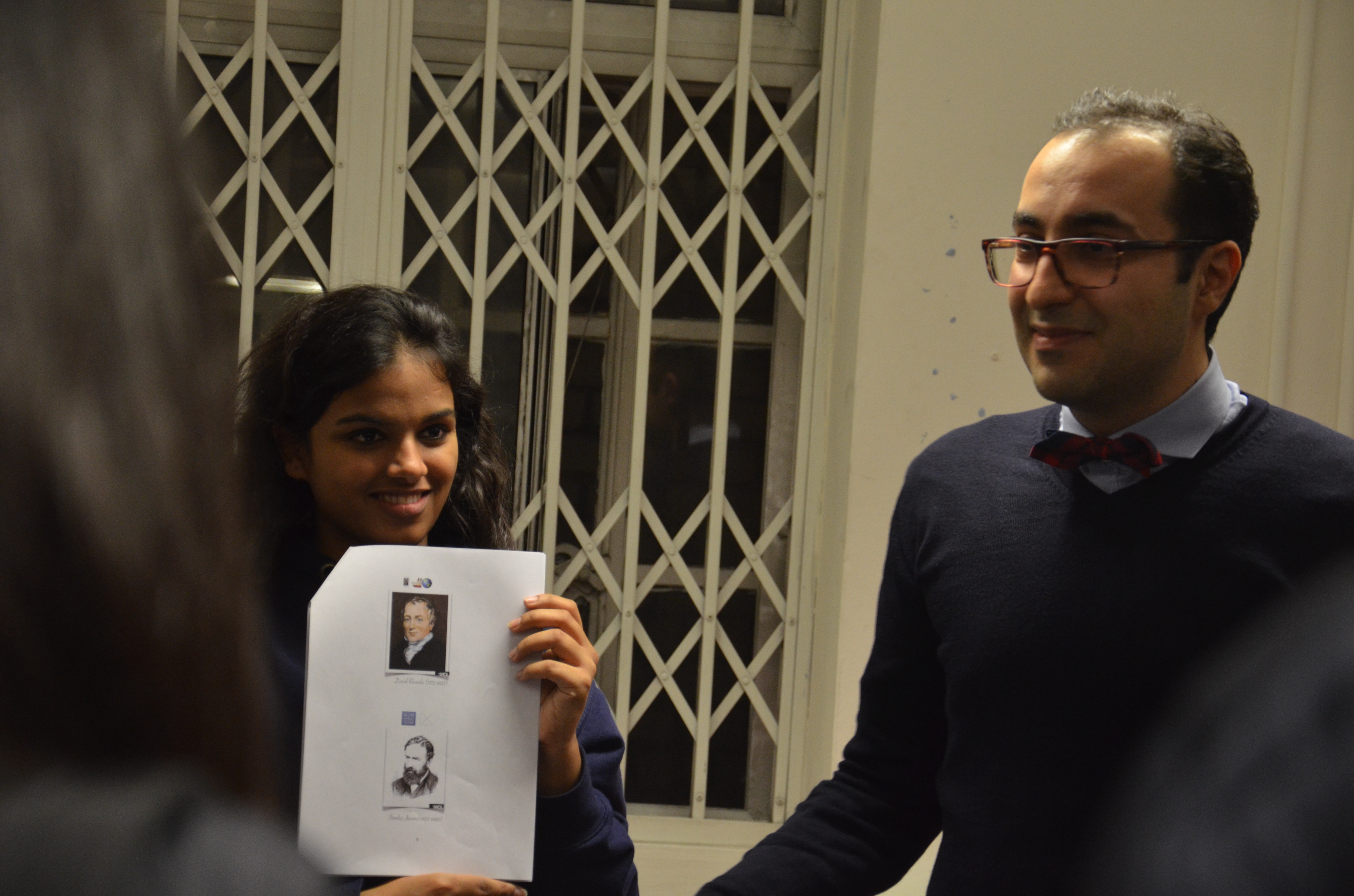 Ramin Nassehi leading Economics Walk